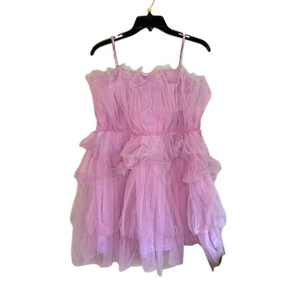 Altar’d State Giselle Tulle Tiered Dress – Soft Lilac – Size Small – NWT - Picture 5 of 11